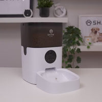 Hranitor automat Smart SHAW® pentru caini si pisici cu Camera Video infrarosu, Aplicatie telefon, Programabil, 4L