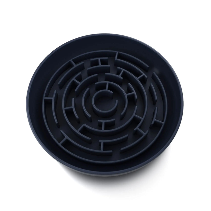 Bol hranire lentă pentru câini – Slow feeder Maze Doctor Totolici, culoare Anthracite