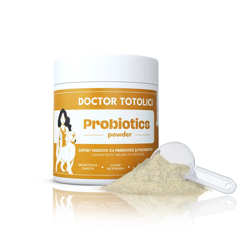 Supliment pentru digestie Doctor Totolici Probiotics, 100 g