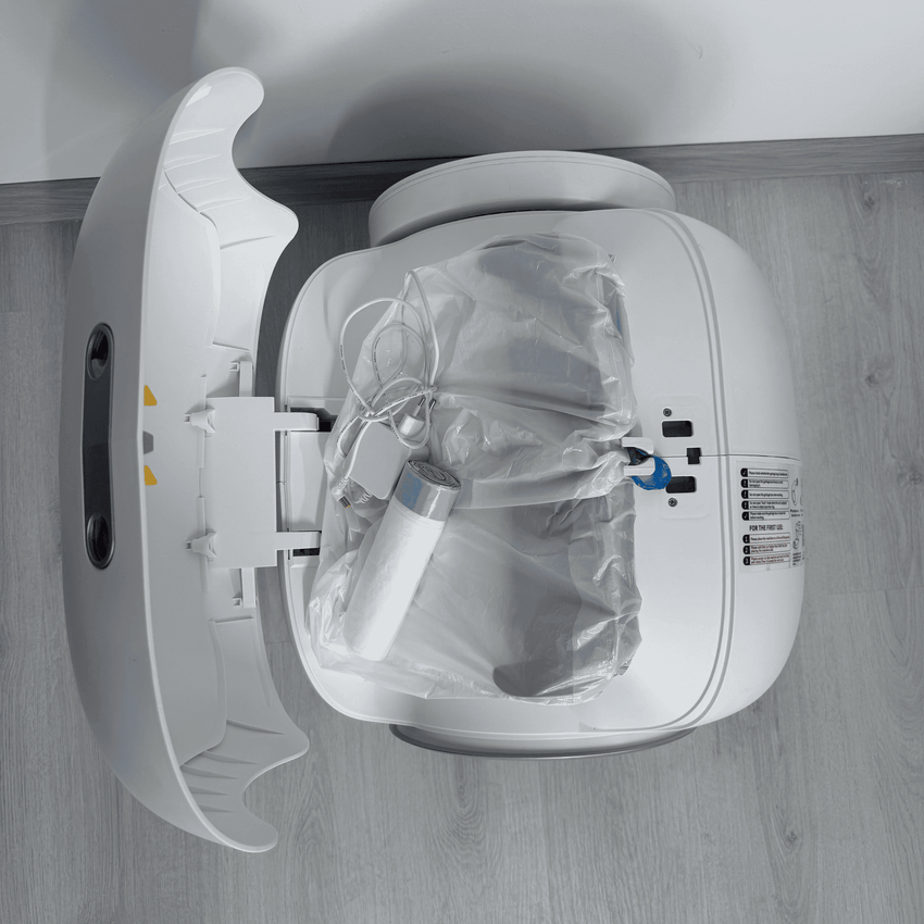 Second Hand - Litiera automata smart SHAW® V2 pentru pisici, auto-curatare, aplicatie mobila, 9L (50)
