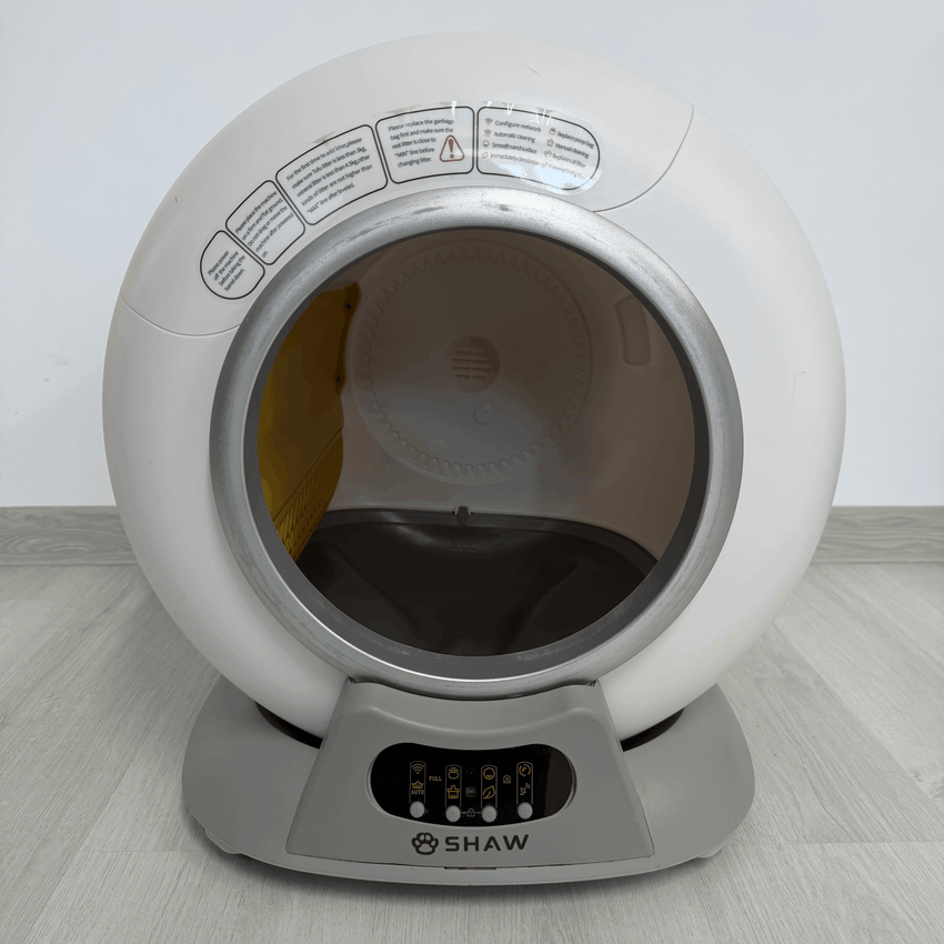 Second Hand - Litiera automata smart SHAW® V2pentru pisici, auto-curatare, sterilizare, aplicatie mobila, 9L (51)